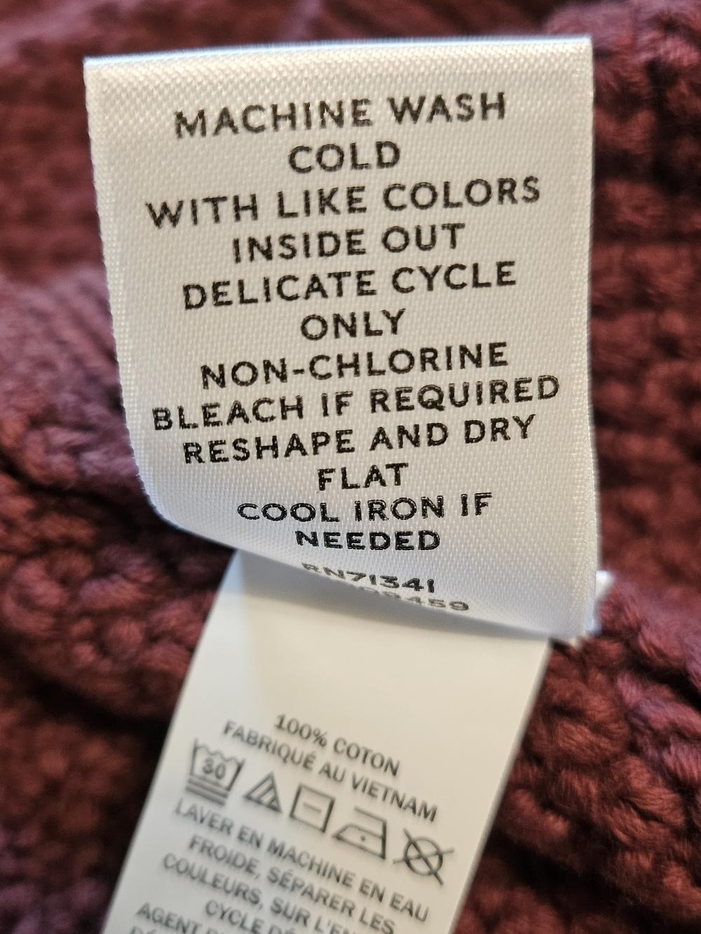 L.L. Bean Signature Cable Knit Cozy Cottagecore Autumn Winter Funnelneck Sweater - Picture 8 of 9